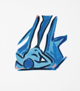 Tom Wesselmann - Blue Nudes: Three Plates