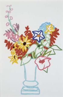 Tom Wesselmann - Country Bouquet, from Steel Drawing Edition