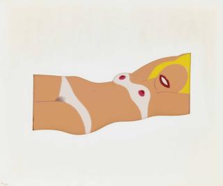 Tom Wesselmann - Cut Out Nude, from 11 Pop Artists I