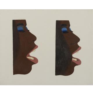 Tom Wesselmann - Double Study For Face # 4