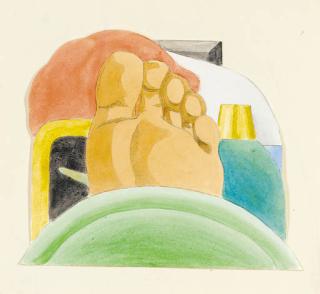 Tom Wesselmann - Drawing for Bedroom Painting #24