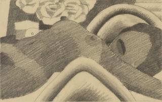 Tom Wesselmann - Drawing for Big Brown Nude