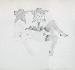 Tom Wesselmann - Drawing For Embossed Nude