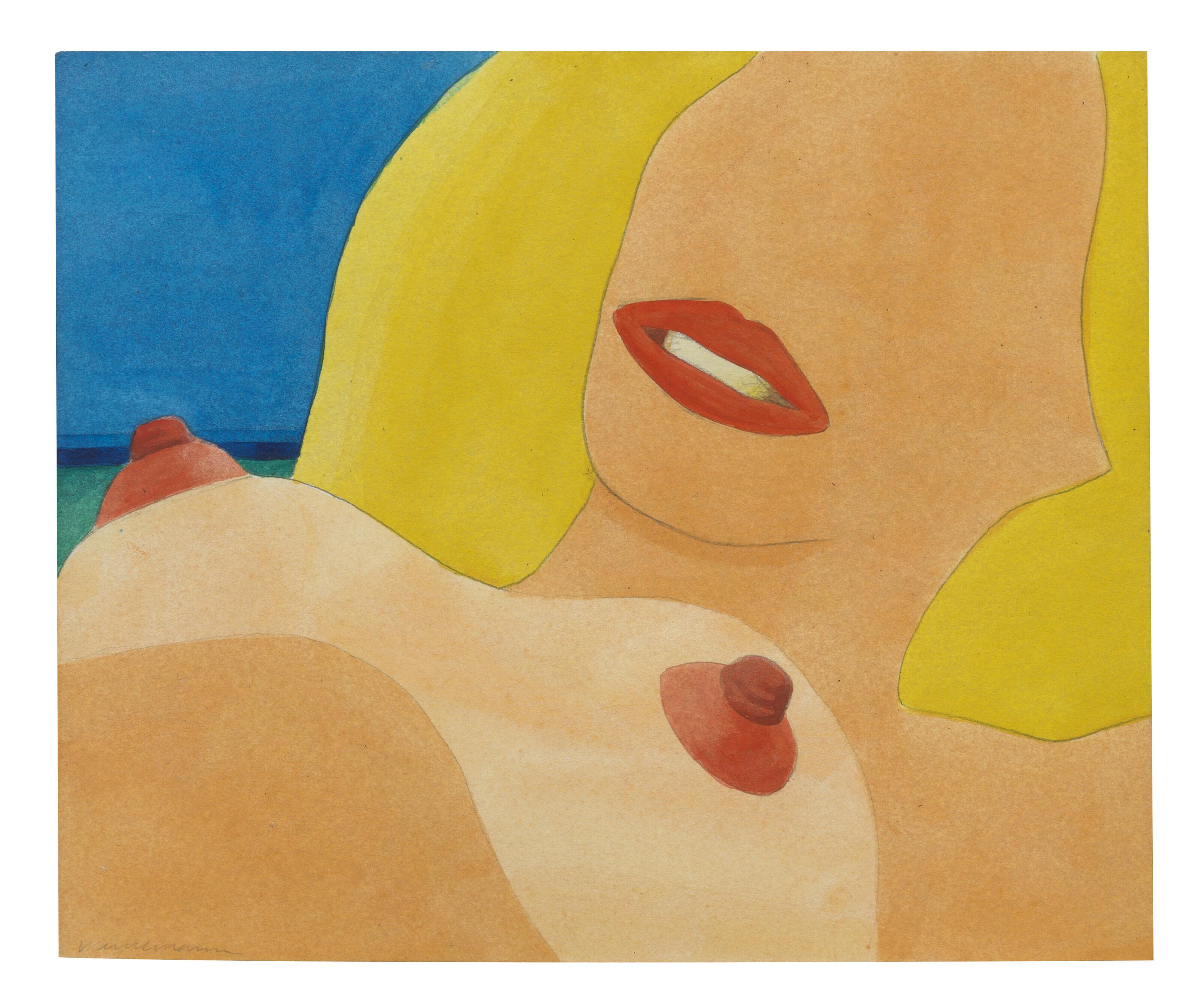 Tom Wesselmann - Drawing for Great American Nude #78
