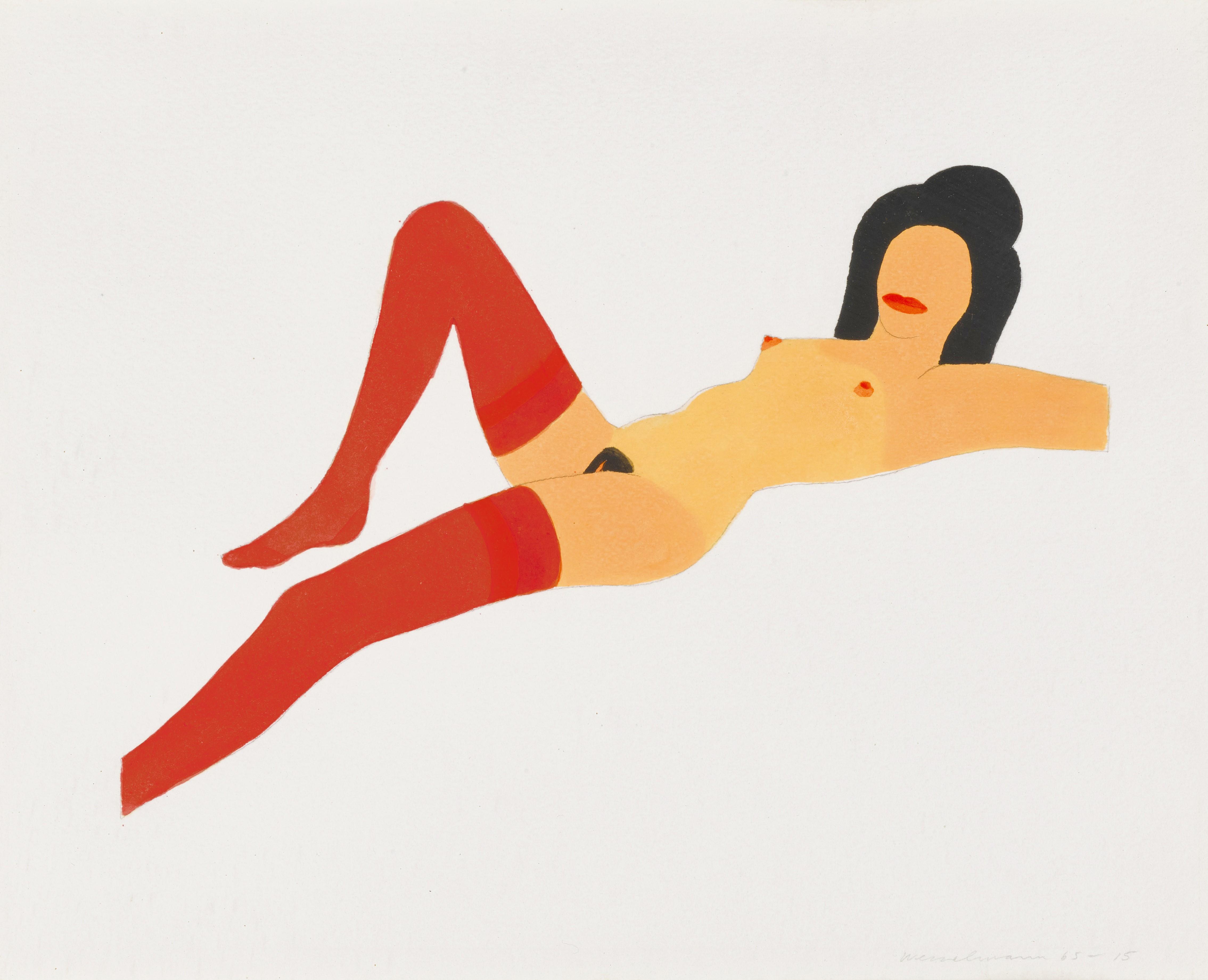 Tom Wesselmann - Embossed Nude #1