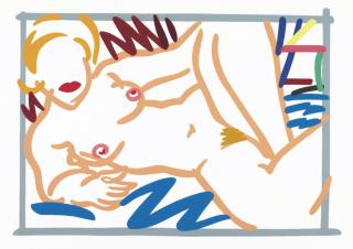 Tom Wesselmann - Judy on a blue blanket