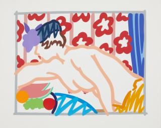 Tom Wesselmann - Judy Reaching Over Table