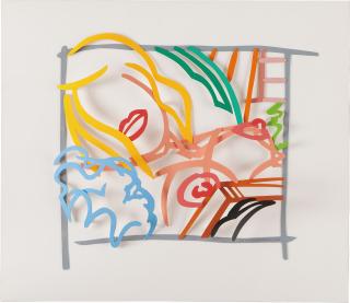 Tom Wesselmann - Maquette for Bedroom Blonde Doodle with Photo (3D)