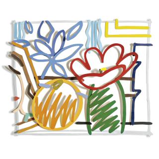 Tom Wesselmann - Maquette For Still Life With Orange And Tulip Doodle (3-D)
