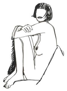 Tom Wesselmann - Monica, Arms On Knees