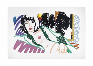 Tom Wesselmann - Monica in Robe with Motherwell