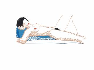 Tom Wesselmann - Monica Lying on Her Back