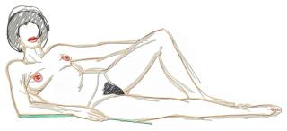 Tom Wesselmann - Monica Nude (Double Layer) (Variation #2)