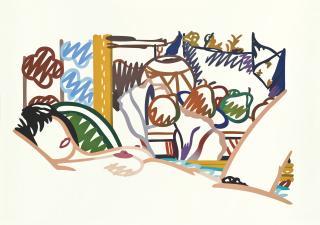 Tom Wesselmann - Monica Nude With Cezanne (From Portfolio 90)