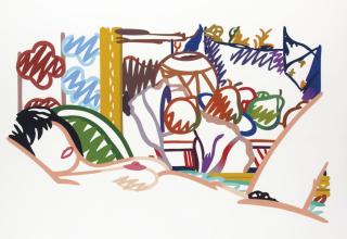 Tom Wesselmann - Monica Nude With Cézanne, From Portfolio 90