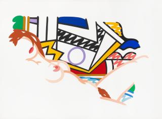 Tom Wesselmann - Monica Nude with Lichtenstein