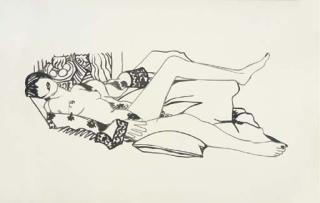 Tom Wesselmann - Monica Nude with Matisse