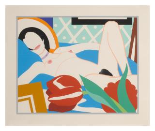 Tom Wesselmann - Monica With Tulips