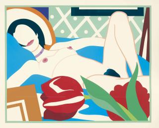 Tom Wesselmann - Monica with Tulips