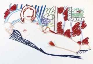 Tom Wesselmann - Nude With Floral Wall