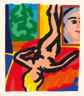 Tom Wesselmann - Nude with Picasso