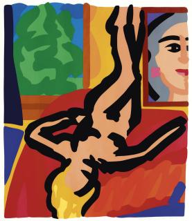 Tom Wesselmann - Nude with Picasso