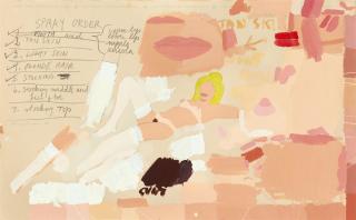 Tom Wesselmann - Paint Study for Great American Nude #82