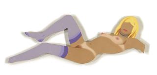 Tom Wesselmann - Reclining Stockinged Nude (Small) #5 