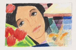 Tom Wesselmann - Sketch for bedroom painting #43