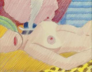 Tom Wesselmann - Sketch from 1970 Nude