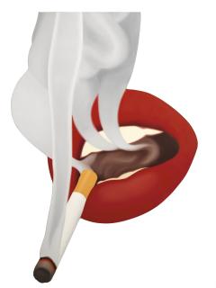 Tom Wesselmann - Smoker #5 (Mouth #19)