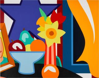 Tom Wesselmann - Still-Life with Blowing Curtain (Yellow)