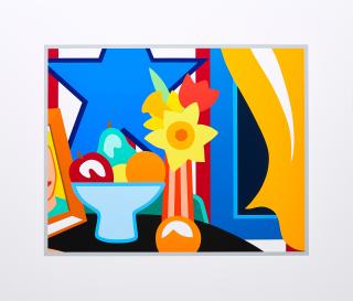 Tom Wesselmann - Still Life with blowing curtain (yellow).
