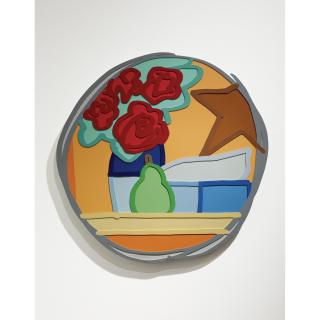 Tom Wesselmann - Still Life With Four Roses And Pear
