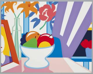 Tom Wesselmann - Still Life with Lillies and Mixed Fruit
