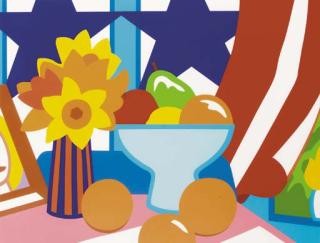 Tom Wesselmann - Still-life with Red Blowing Curtain