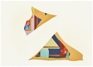 Tom Wesselmann - Study For Bedroom Painting #71 (Double Drop-Out)