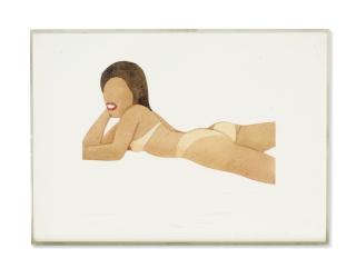 Tom Wesselmann - Study for Great American Nude #80