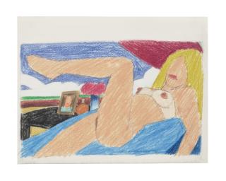 Tom Wesselmann - Study for Great American Nude #95