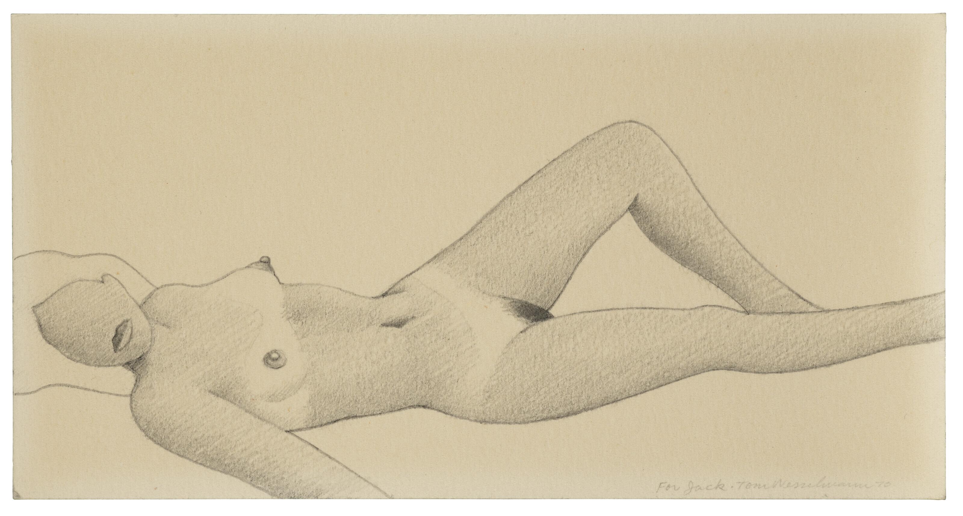 Tom Wesselmann - Study for Great American Nude