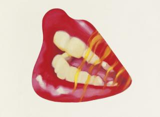 Tom Wesselmann - Study for Marilyn\'s Mouth