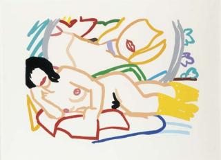 Tom Wesselmann - Study for Monica with Blonde Vivienne