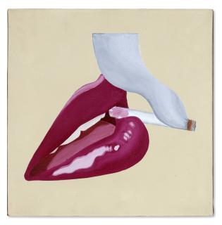Tom Wesselmann - Study for Mouth #16