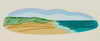 Tom Wesselmann - Study for Seascape with Clouds