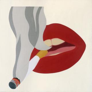 Tom Wesselmann - Study For Smoker Banner