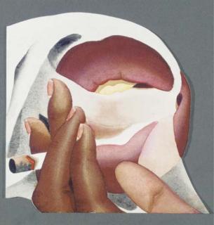 Tom Wesselmann - Study for smoker no.24