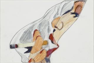 Tom Wesselmann - Study for Smoker Profile