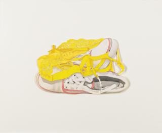 Tom Wesselmann - Study For Sneakers And Yellow