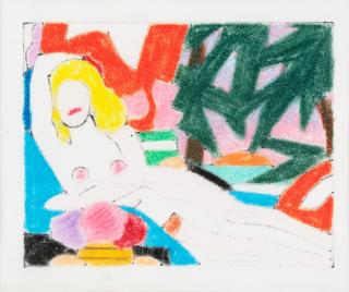Tom Wesselmann - Study For Sunset Nude With Palm Trees