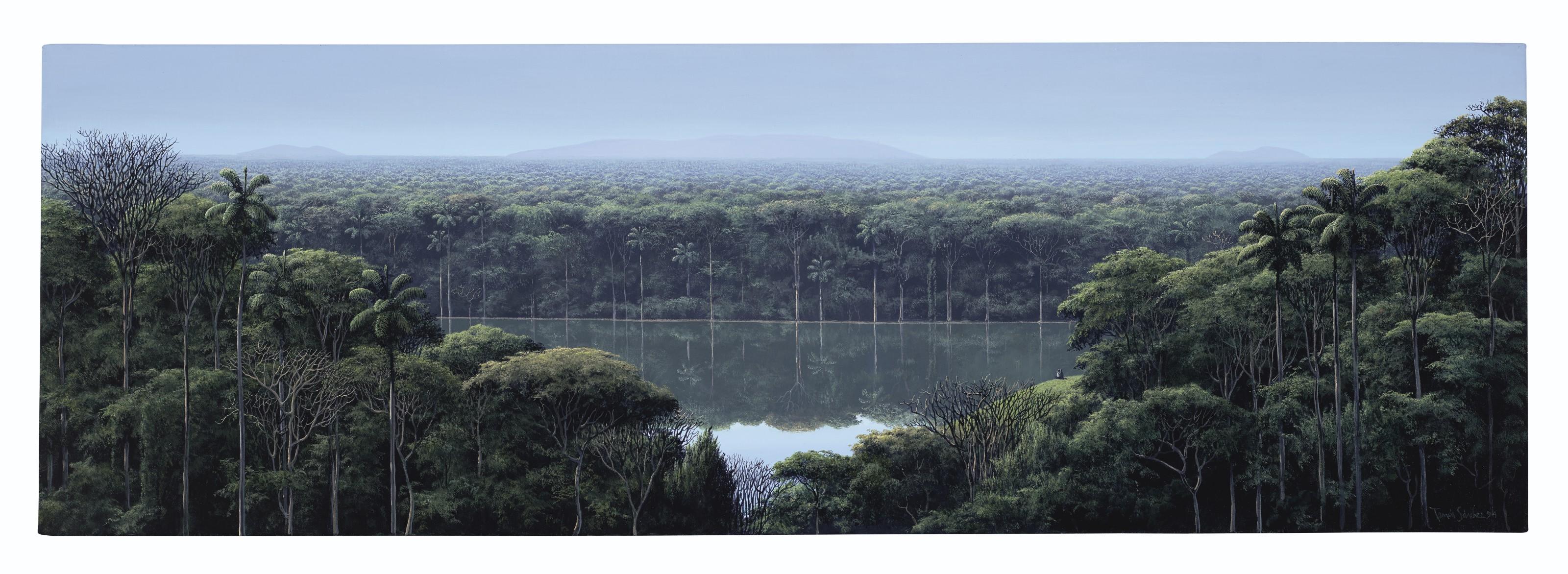 Tomás Sánchez - Contemplación compartida en la laguna